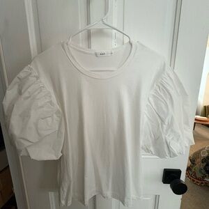 A.L.C. Women's White Puff Sleeve Top